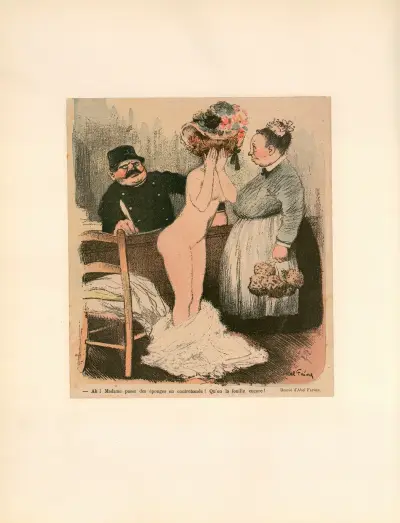 Ah! Madame passe des éponges en contrebande von Abel Faivre