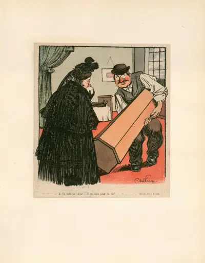 Je l’ai faite en chêne von Abel Faivre