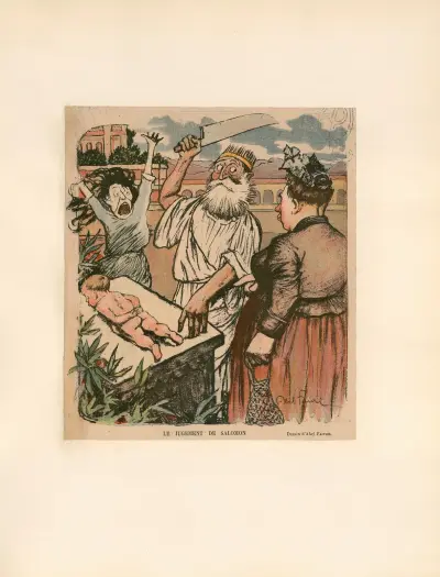 Le jugement de Salomon von Abel Faivre