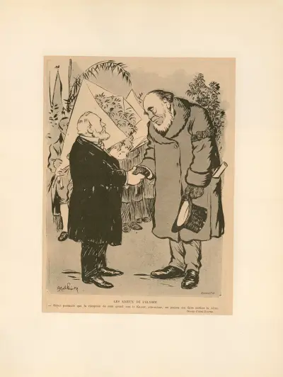 Les adieux de l’Elysée von Abel Faivre
