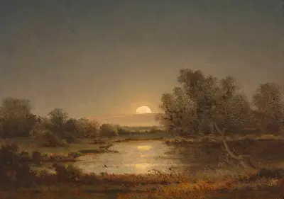 Die Strasserau bei Linz av Adalbert Stifter