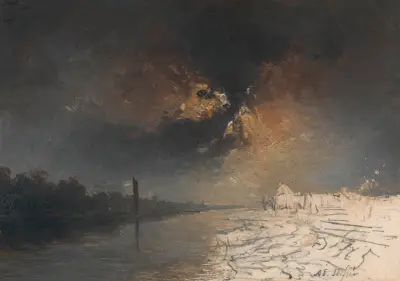 Mondlandschaft av Adalbert Stifter