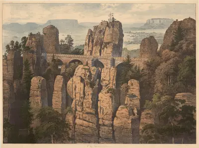 Das Elbsandsteingebirge av Adolf Lehmann
