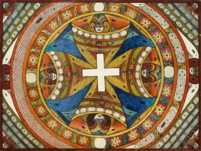 Roosali von Indien; Roosali von Rußland; Roosali von China; Und Roosali von Jappan im Skt. Adolf=Roosa=Gaarta av Adolf Wölfli