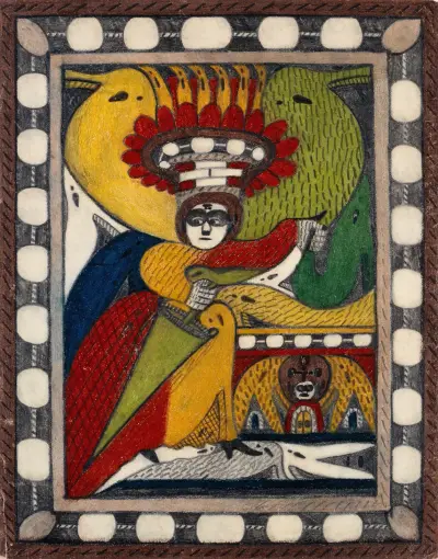 Skt. Adolf=Thron,=Alpa=Roosali av Adolf Wölfli
