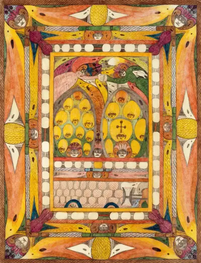 Uhaja von Indien, meine liebe Tauf=Paatinn av Adolf Wölfli