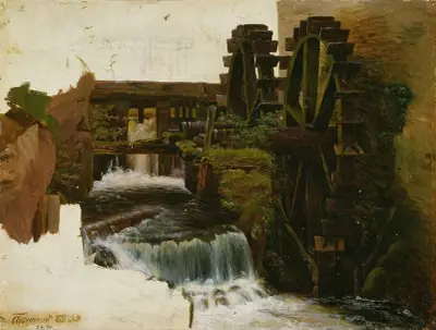Millstream av Adolph Tidemand