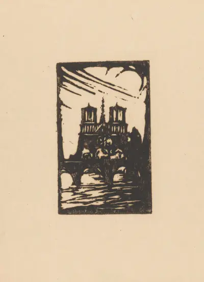 Notre-Dame in Paris von Willem Adrianus Grondhout