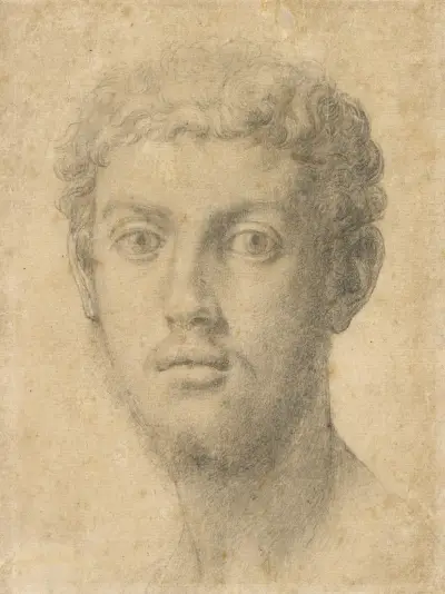 Bildnis eines Mannes von Agnolo Bronzino
