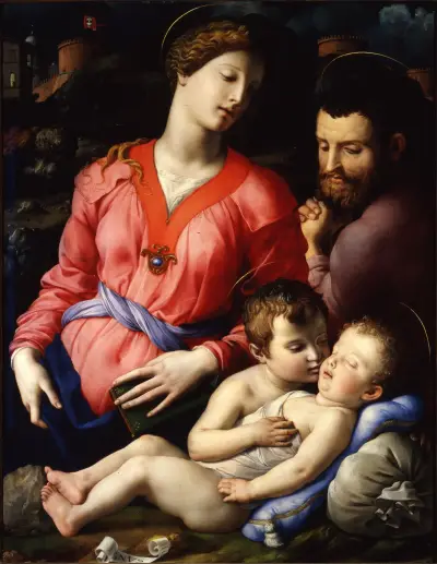 Die heilige Familie Panciatichi von Agnolo Bronzino