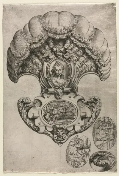 Der Fächer (L’Eventail) von Agostino Carracci