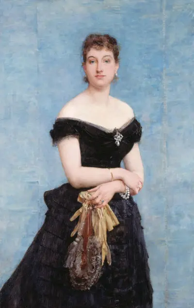 Madame Louis Singer av Paul-Jacques-Aimé Baudry