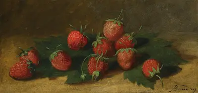 Study Of Strawberries av Paul-Jacques-Aimé Baudry