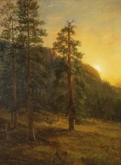 California Redwoods av Albert Bierstadt