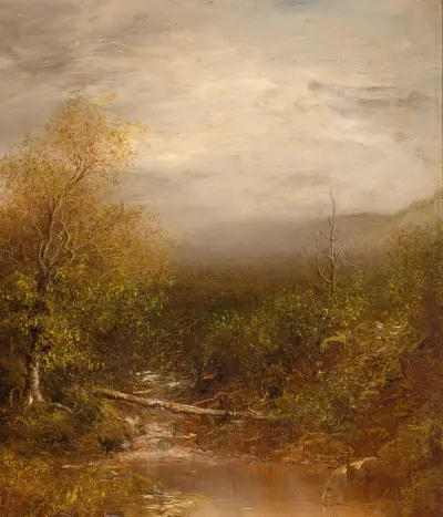Pool in the Adirondacks von Ralph Albert Blakelock