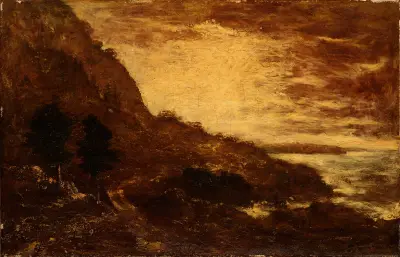 Sunset, Navarro Ridge, California Coast von Ralph Albert Blakelock