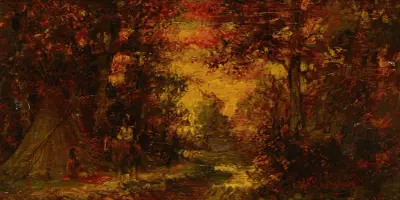 Teepee At Sunset von Ralph Albert Blakelock