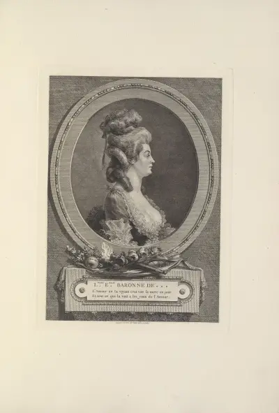 Louise Émilie, Baronne de (A. de Saint-Aubin) av Albert Christophle