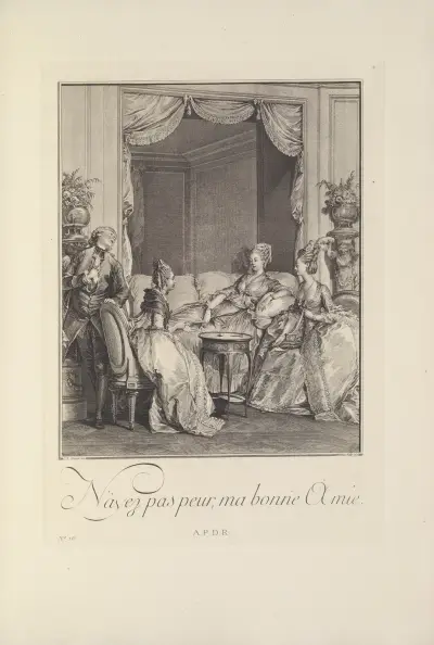 N’Ayez pas peur, ma bonne amie (I. S. Helman after J. M. Moreau le Jeune) av Albert Christophle