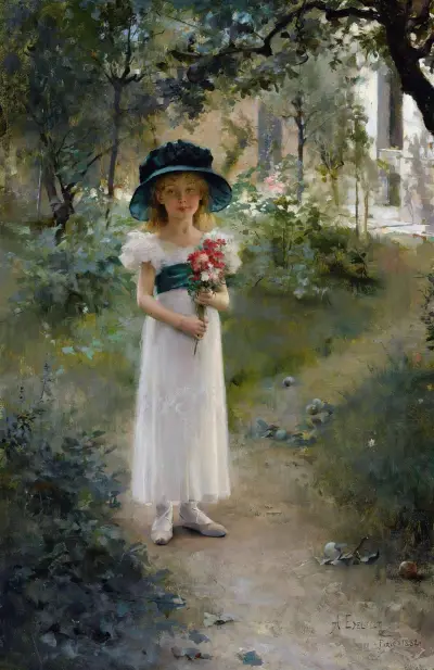 Au Jardin, Albert Edelfelt