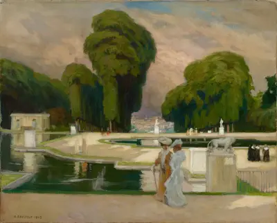 From St. Cloud Park, Paris, Albert Edelfelt