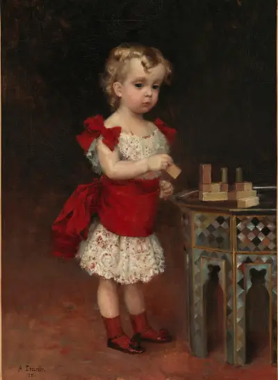 Grand Duke Andrei Vladimirovich as a child, Albert Edelfelt