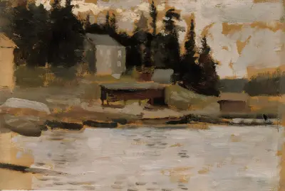 Landscape Sketch from Hamari, Albert Edelfelt
