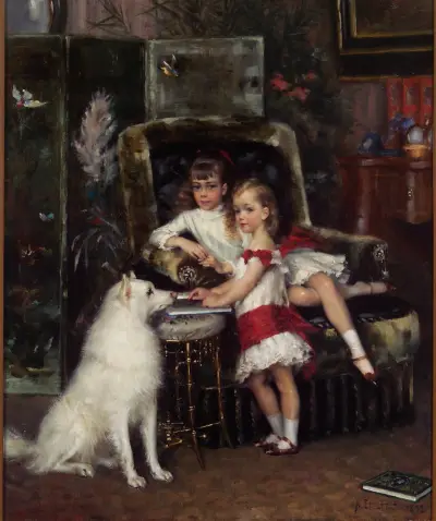 Michael and Xenia, Children of the Emperor Alexander III, Albert Edelfelt