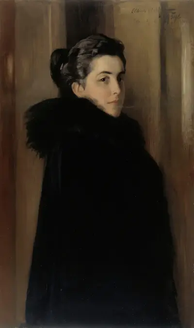 Portrait of the Artist’s Wife Ellan Edelfelt, Albert Edelfelt