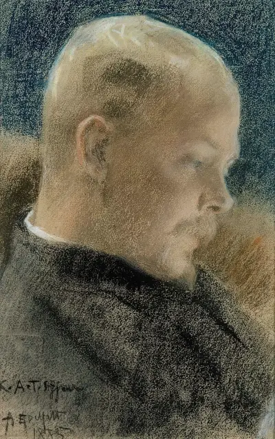 Portrait of the Author Karl A. Tavaststjerna, Albert Edelfelt