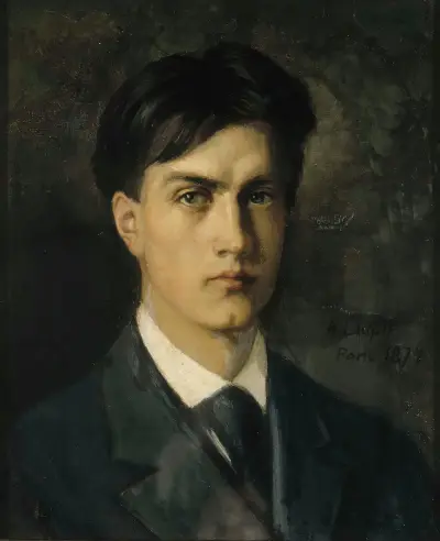 Self-Portrait av Albert Edelfelt