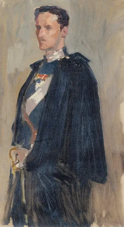 Skecth for the Portrait of Prince Carl, Albert Edelfelt