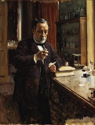 Study for the Portrait of Louis Pasteur, Albert Edelfelt