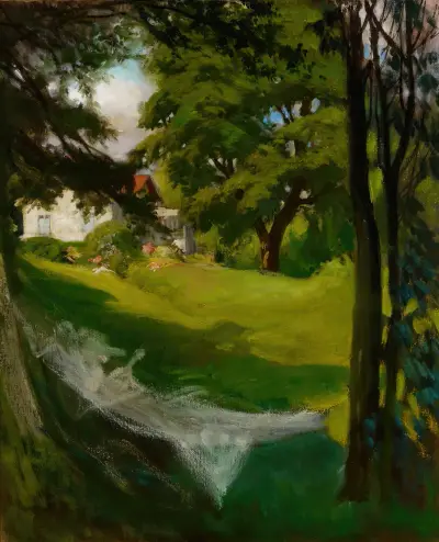 The Artist’s Summer Villa in Haikko from the Sea, Albert Edelfelt