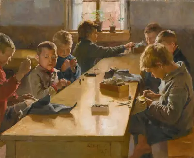 The Boys’ Workhouse, Helsinki, Albert Edelfelt