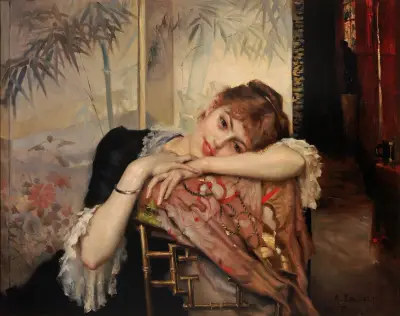 The Parisienne (Virginie), Albert Edelfelt