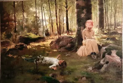Under the Birches, Albert Edelfelt