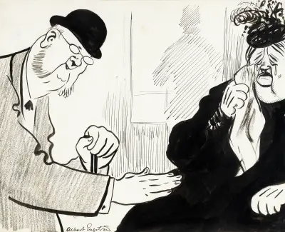 En mycket fet kvinna av Albert Engström