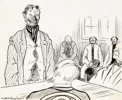 Justice Arvidson av Albert Engström