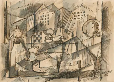 Dans la vitrine av Albert Gleizes