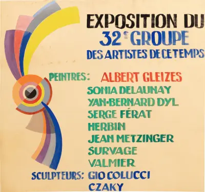 Exposition du 32e groupe des artistes de ce temps av Albert Gleizes