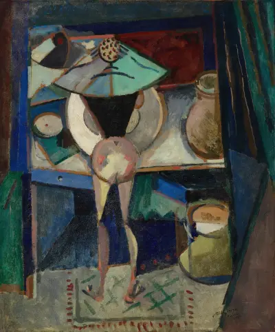 Nu à sa toilette av Albert Gleizes