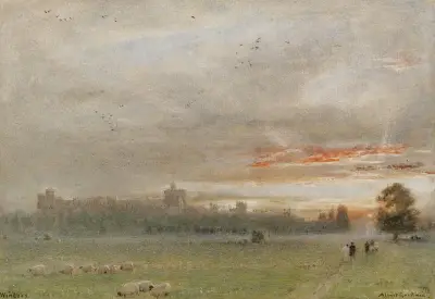 Windsor Castle von Albert Goodwin