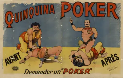 Quinquina Poker av Albert Guillaume