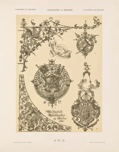 Allegorien und Embleme Vol. II Pl.087 av Albert Ilg