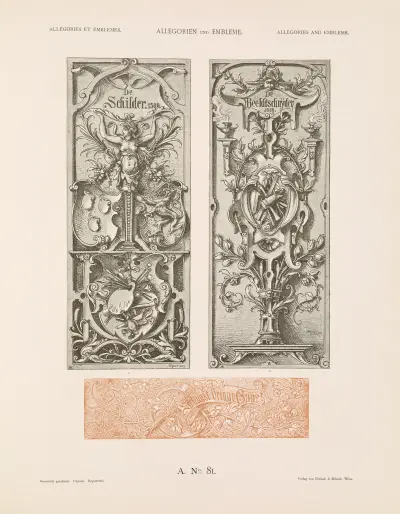 Allegorien und Embleme Vol. II Pl.091 av Albert Ilg
