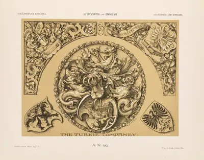 Allegorien und Embleme Vol. II Pl.109 av Albert Ilg