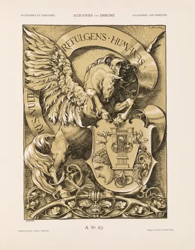 Allegorien und Embleme Vol. II Pl.123 av Albert Ilg
