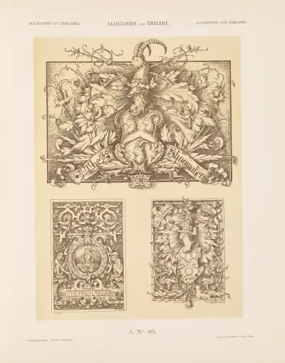 Allegorien und Embleme Vol. II Pl.126 av Albert Ilg
