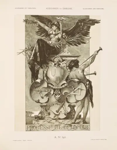 Allegorien und Embleme Vol. II Pl.153 av Albert Ilg